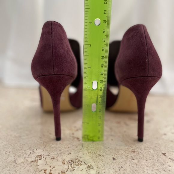 EUC Gorgeous leather peep toe pumps - Picture 6 of 7